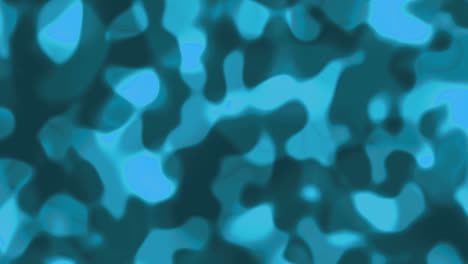 Looping-animations-of-a-teal-and-black-liquid-camouflage-like-pattern