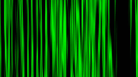 Looping-animation-of-black-and-green-vertical-lines-oscillating