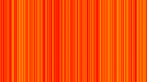 Looping-Animation-Von-Orangen-Und-Gelben-Vertikalen-Linien,-Die-Oszillieren