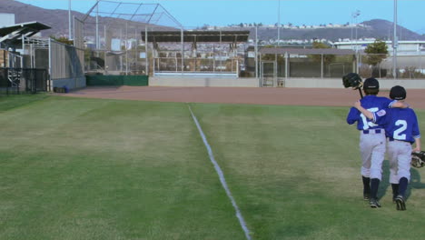 Little Kids in Uniform on Baseball Field during a Game Stock Footage -  Video of little, camp: 55377880