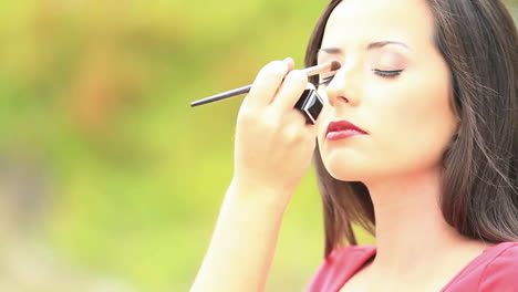 A-makeup-artist-prepares-a-model-