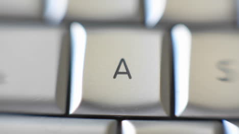 Der-Buchstabe-A-Steht-Auf-Einer-Computertastatur