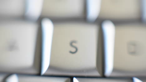 The-letter-S-is-on-a-computer-keyboard