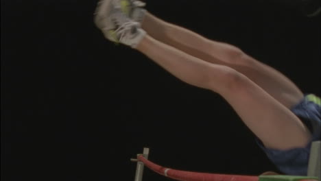 Male-athlete-competes-in-pole-vaulting