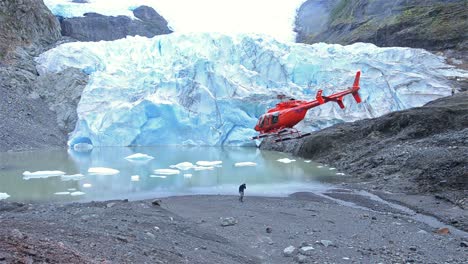 Helicopter-taking-off-from-a-helihiking-adventure-to-Monte-Melimoyu-glacier-in-Southern-Chile