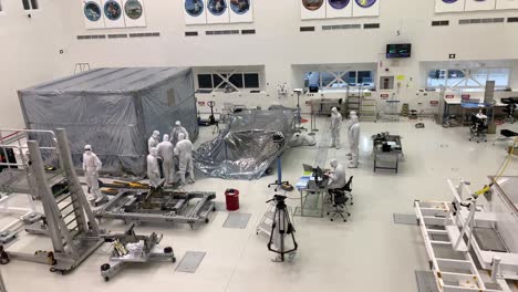 Scientists-at-NASA-Jet-Propulsion-Laboratory-JPL-work-in-controlled-lab-conditions-to-build-and-test-the-Mars-Rover-5