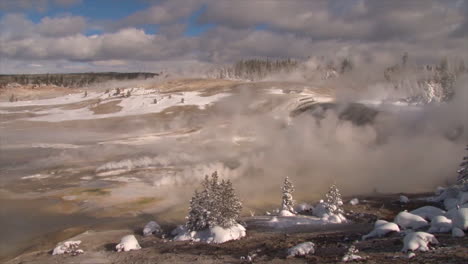 A-Geothermal-Region-In-Yellowstone-National-Park-In-Winter-4