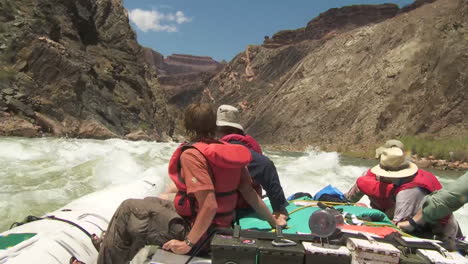 Pov-Of-White-Water-Rafters-Navigate-The-Grand-Canyon-2