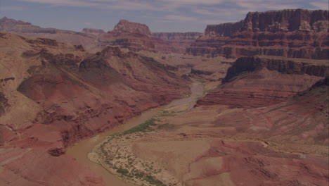 Aerial-Over-The-Colorado-River-In-The-Grand-Canyon-2