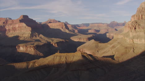 Beautiful-Aerial-Over-Grand-Canyon-Rim-At-Dawn-2