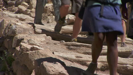 Rangers-Lead-A-Hiking-Group-In-The-Grand-Canyon-3