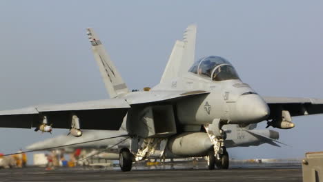 Fighter-Jets-Land-On-An-Aircraft-Carrier