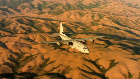 Aerials-Of-The-Us-Air-Force-Air-Mobility-Command-C130J-In-Flight-5