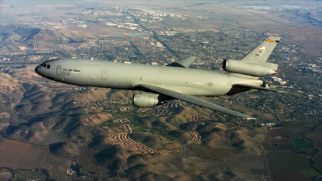Aerials-Of-The-Us-Air-Force-Air-Mobility-Command-Kc10-In-Flight