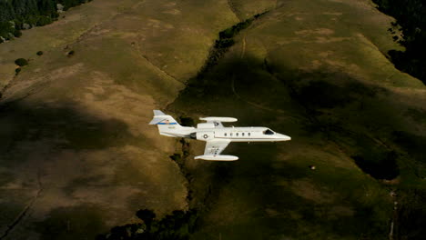 Aerials-Of-The-Us-Air-Force-Air-Mobility-Command-C21-Executive-Us-Government-Jet-In-Flight-5