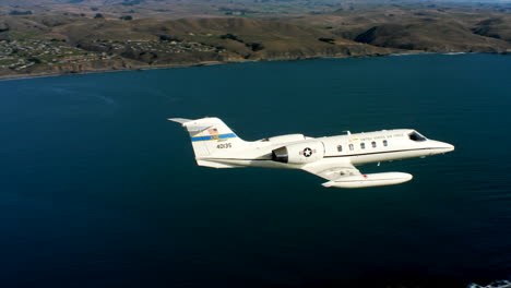 Aerials-Of-The-Us-Air-Force-Air-Mobility-Command-C21-Executive-Us-Government-Jet-In-Flight-9