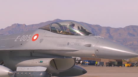 Fighter-Jets-From-The-Nato-Countries-Taxi-On-A-Runway
