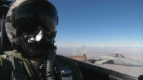 Pov-Shots-From-The-Cockpit-Of-A-Fighter-Plane-Flying-In-Formation-1