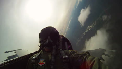 Pov-Shots-From-The-Cockpit-Of-A-Fighter-Plane-Doing-Barrel-Rolls-2