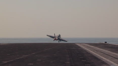 Various-Jet-Aircraft-Take-Off-From-The-Deck-Of-An-Aircraft-Carrier-4