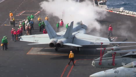 Various-Jet-Aircraft-Take-Off-From-The-Deck-Of-An-Aircraft-Carrier-6