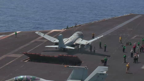 Various-Jet-Aircraft-Take-Off-From-The-Deck-Of-An-Aircraft-Carrier-7
