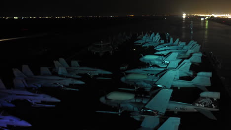 Night-Time-Lapse-Of-Aircraft-Carrier-Through-The-Suez-Canal