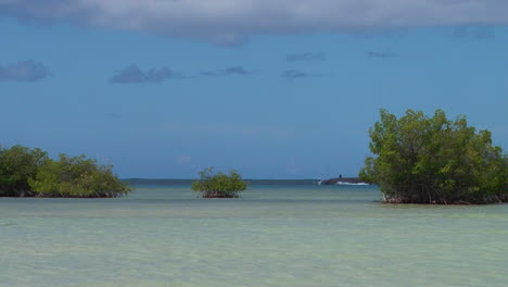 A-Submarine-Passes-Tropical-Beaches-In-Hawaii