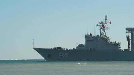 A-Chinese-Navy-Ship-At-Sea