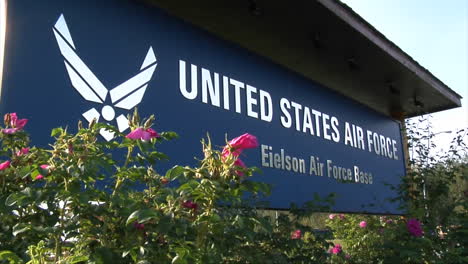 La-Base-De-La-Fuerza-Aérea-De-Los-Estados-Unidos-En-Eielson-Fairbanks-Alaska