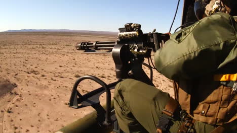 Us-Marines-Conduct-Live-Fire-Exercises-From-A-Uh1-Huey-And-A-Ah1W-Super-Cobra-4