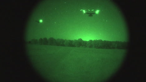 Night-Vision-Of-Osprey-Aircraft-In-Flight-1
