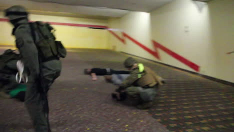 A-Marine-Swat-Team-Performs-A-Simulated-Hostage-Rescue-Mission-3