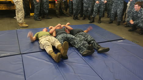 Marines-And-Sailors-Are-Tasered-As-Part-Of-Basic-Training-For-A-Mission-2