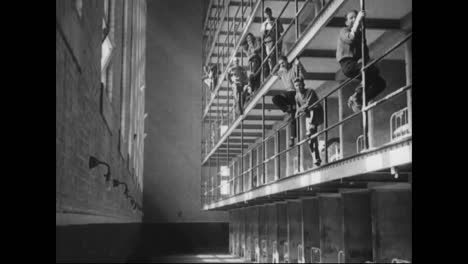 1918-Gründungsaufnahmen-Des-Gefängnisses-In-Ft-Leavenworth-Kansas