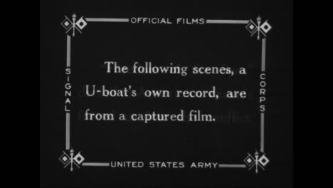 American-Ships-Are-Sunk-By-German-U-Boats-In-World-War-One-In-This-Captured-German-War-Film