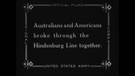 Australische-Und-Amerikanische-Truppen-Kämpfen-Zusammen-Im-Ersten-Weltkrieg