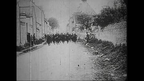 Captured-German-War-Film-From-World-War-One-Shows-French-And-German-Troops-Battling-For-A-Belgian-Town
