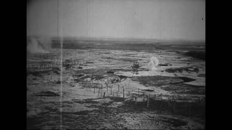 La-Película-De-Guerra-Alemana-Capturada-De-La-Primera-Guerra-Mundial-Muestra-A-Las-Tropas-Francesas-Y-Alemanas-Luchando-En-Un-Campo-De-Batalla-En-1916-1