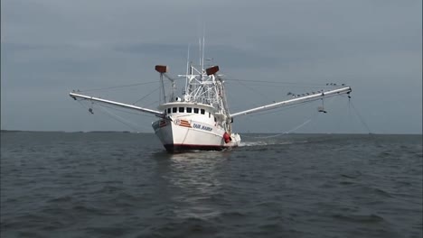 Hombres-En-Su-Barco-Pescando-Camarones-En-El-Golfo-De-México-2019