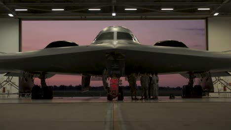 A-B2-Spirit-Stealth-Bomber-Is-Prepped-And-Takes-Off-From-Whiteman-Air-Force-Base-On-July-17-2019