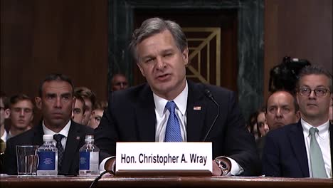 Fbi-Director-Christopher-Wray'S-Opening-Remarks-To-The-Senate-Judiciary-Committee-About-The-Dangers-Involved-Being-A-Police-Officer-July-23-2019