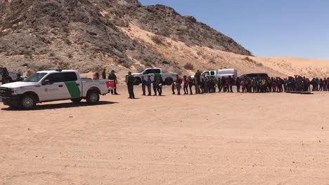Group-Of-142-Immigrants-From-Central-America-Surrender-To-Border-Patrol-Agents-Near-San-Luis-Az