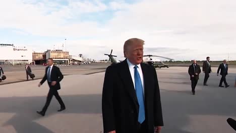 President-Trump-Speaks-To-The-Press-About-Going-To-Normandy-For-The-75Th-Anniversary-2019