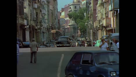 Straßenszenen-Aus-Kuba-In-Den-1980er-Jahren