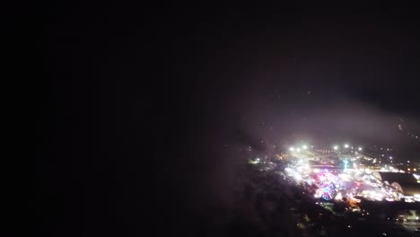 Aerial-Over-A-Fireworks-Show-Above-A-County-Fair-In-Ventura-California-1