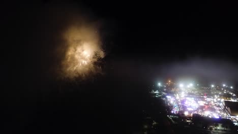 Aerial-Over-A-Fireworks-Show-Above-A-County-Fair-In-Ventura-California-2