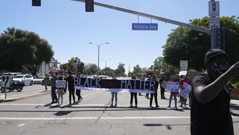 Extreme-Slo-Mo-Protesters-Signs-Says-Black-Lives-Matter-Blm-March-In-Ventura-California