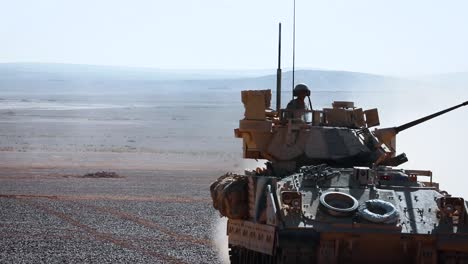The-3Rd-Armored-Brigade-Combat-Team-Of-The-Us-Army'S-4Th-Infantry-Division-Takes-Part-In-A-Live-Fire-Exercise-In-Jordan