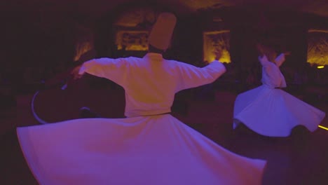 Whirling-Dervishes-Spin-In-A-Trance-In-A-Darkened-Mosque-In-Turkey-1